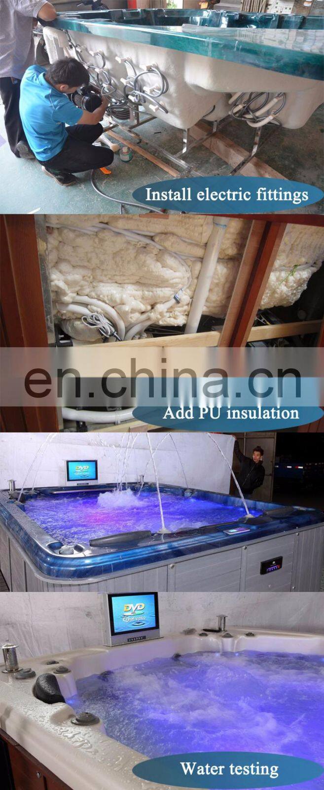 spa swimming pool outdoor hot tub combo