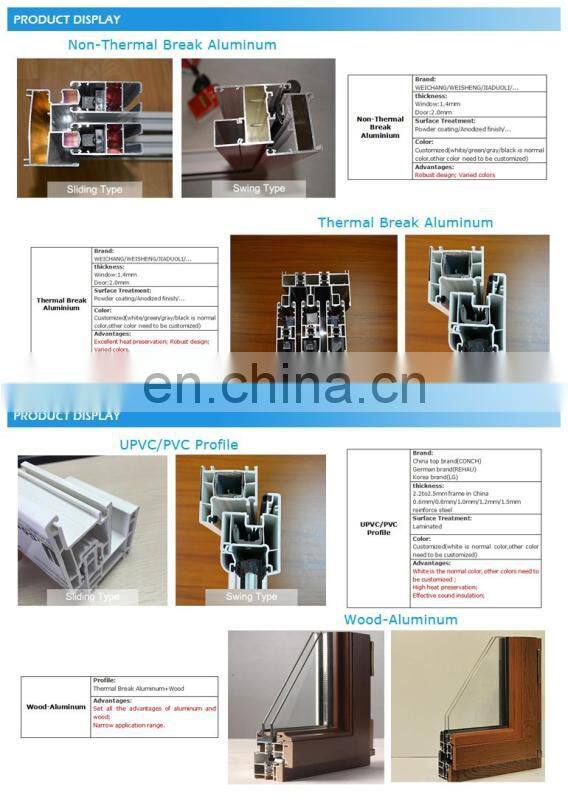 Arched Top Hinges/Casement/Swing Door with Grid Design