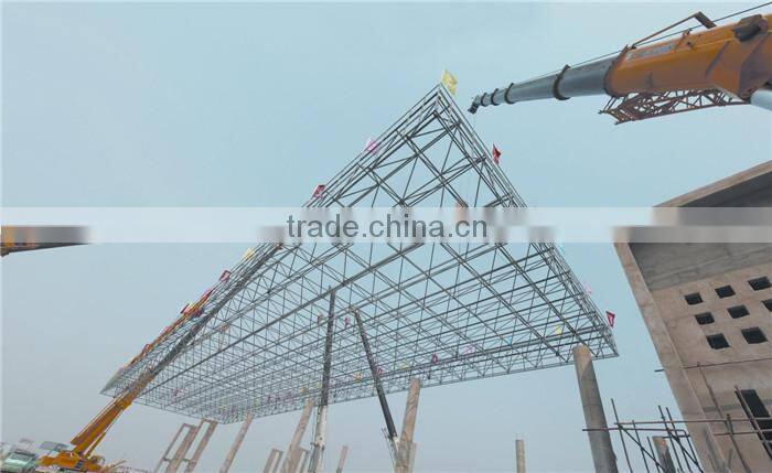 High level steel building structures fuel filling station