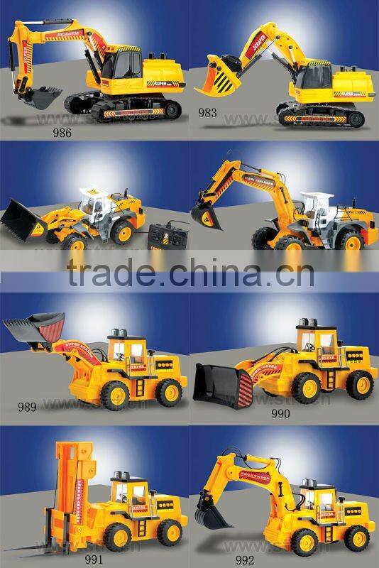6 Channels Plastic Excavator Truck--S6016-1