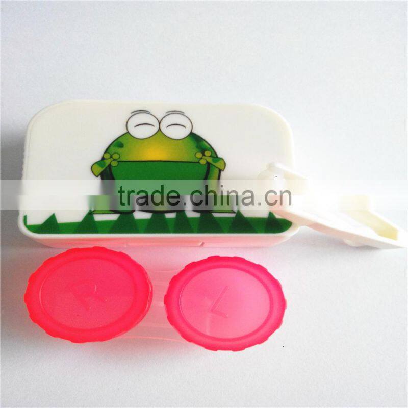 cartoon contact lens case, cute case contact for girl
