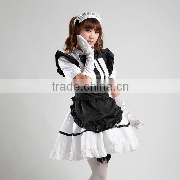 High Quality Uniform Clothes Sexy Dress Japanese Lolita Maid Dress Waitress Costumes Anime Cosplay Halloween Costume Fancy Dress