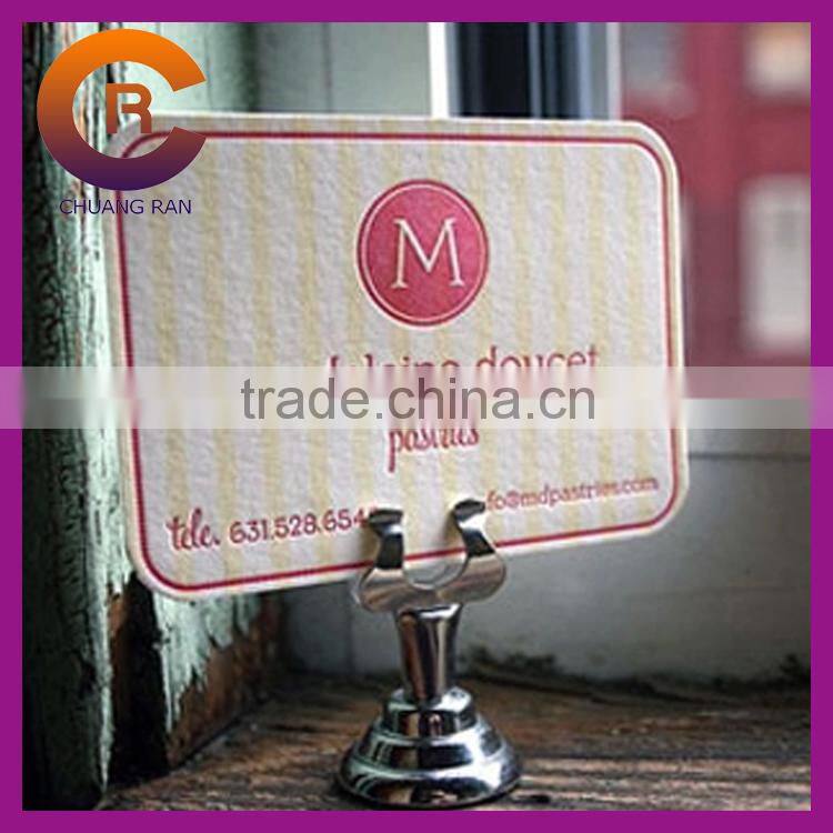 2014 Full printing free design customize paper printed name card