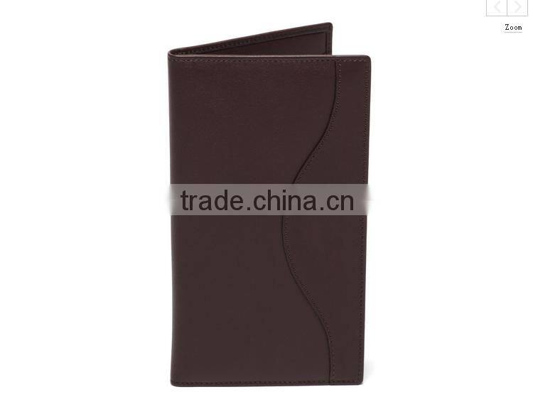Genuine leather passport holder Men's travel leather passport case