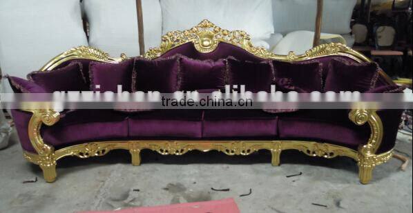solid wood frame sofa chenille yarn fabric