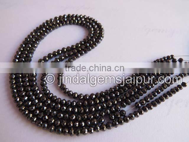 Best Quality Black Diamond Far Faceted Round Beads