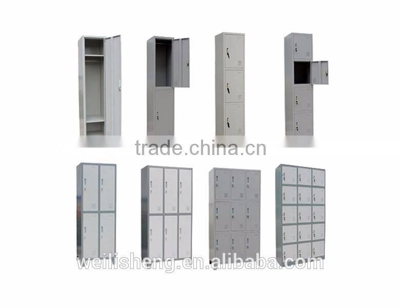 WLS school furniture deisgn cheap z shape steel double tier lockers