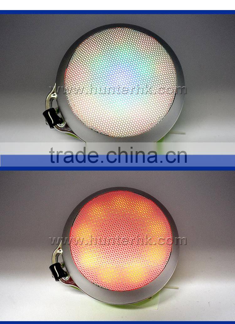 Outdoor Mini Round LED Light Show Bluetooth Speaker