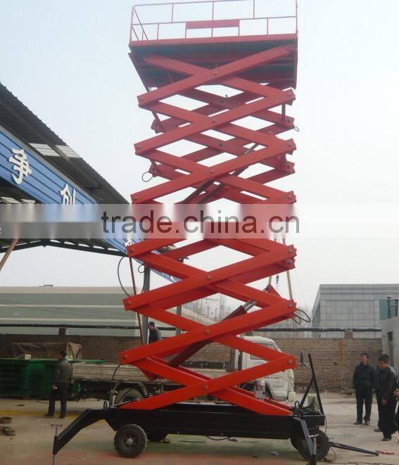 1.35~14m, 0.5 ton aerial working platform /forklift lifting /for wheelchair scissor lift platform