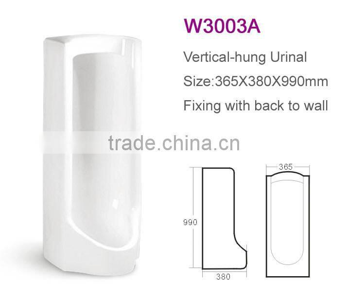 Bathroom ceramics wall flush mount mens urinal W3003