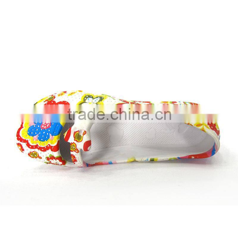 2015 new style fashion style eva clogs for kids