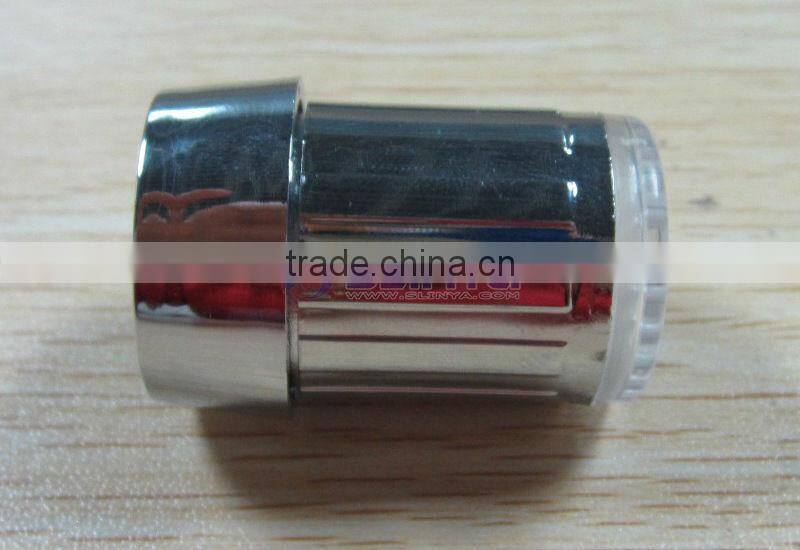 4cm Long 3 Color LED Light ABS Bathroom Toliet Color Change LED Tap