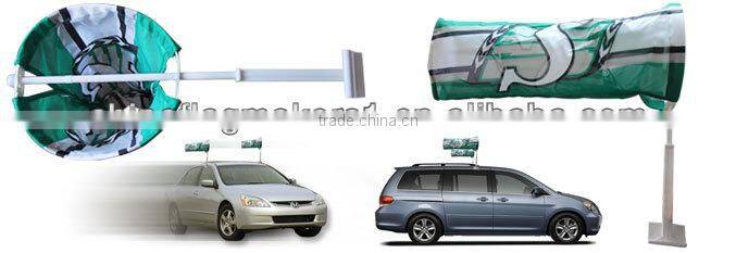 Hot product 2014 logo design printing polyester car window socks