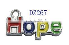 The colorful letters pendant The letter is grace High quality christmas pendant