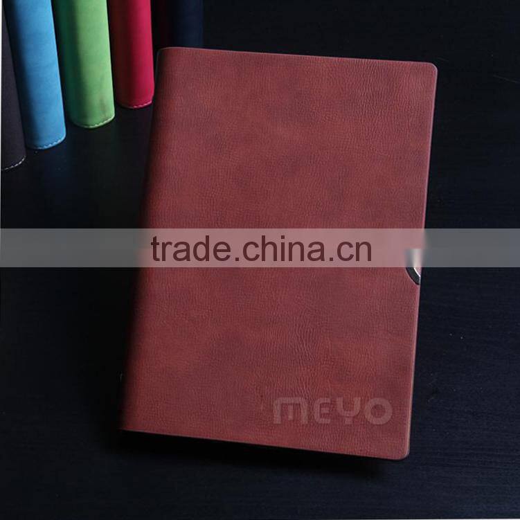 PU Leather Cover Loose Leaf Blank Notebook Diary Gift