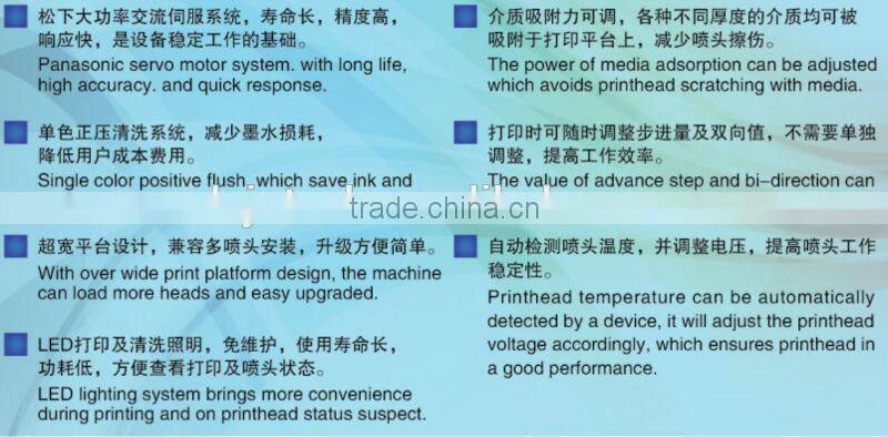 3.2m heavy duty solvent printer with spt print head