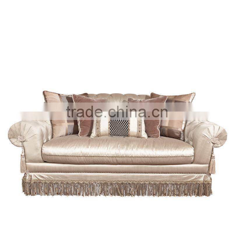 2015 New Design Luxury Antique Amercian Style Furniture Living Room Solid Wood Hand Carved Sofa Design Furniture Sets