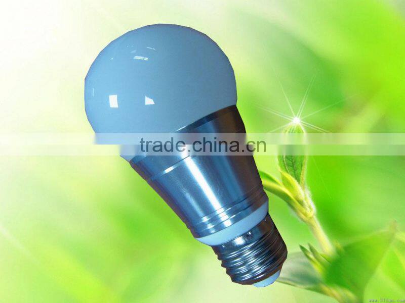 E27 3W frosted glass cover Aluminum LED Bulb Light Shell