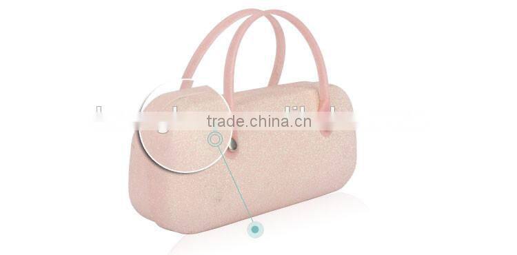 PU leather with logo printing glasses case