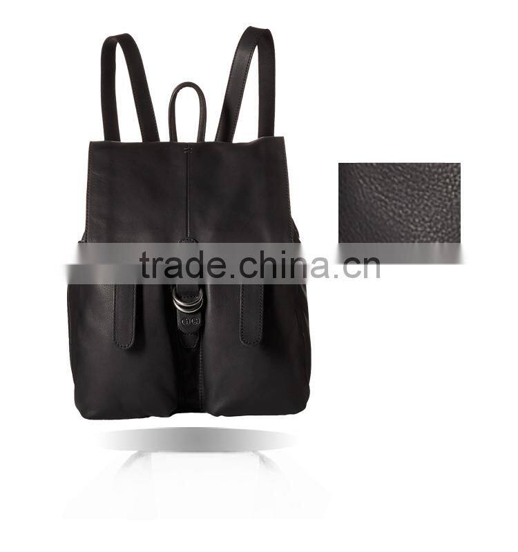 high quality backpack female/wholesale leather backpack/fashion girls backpack