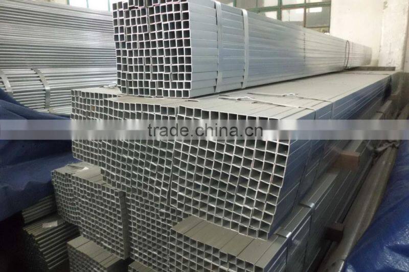Q345B Pre-galvanized square steel pipe 20x20-100x100