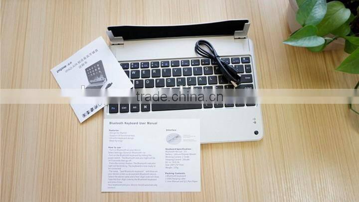Ultra thin aluminium bluetooth keyboard for iPad mini 2/3,wireless keyboard for ipad air 2