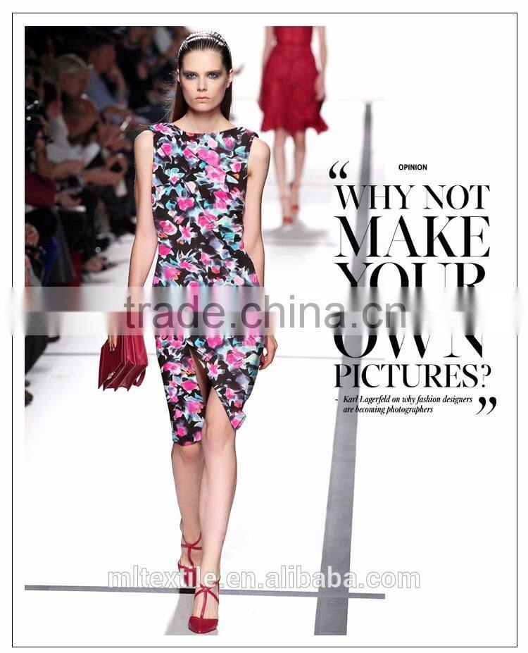 12mm Custom digital printed silk crepe de chine from China