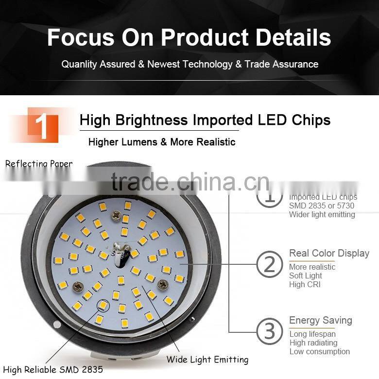 Highly Reliable Long Lasting White or Black Color Round Shaped 78mm Cutout 3W 5W 7W 9W IP65 LED Downlights