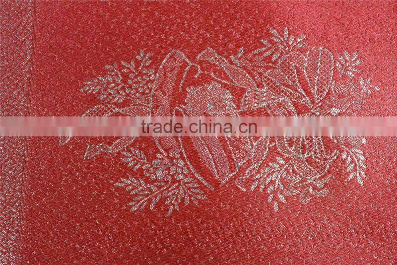 100% Polyester Elegant Design Customized Christmas Placemat