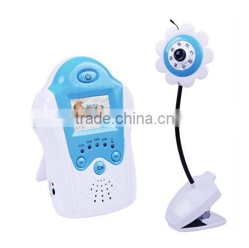 2.4Ghz 4CH Wireless Camera Video Baby Monitor Voice Control Baby Care Kit