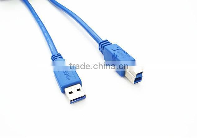 Good price blue color printer usb cable 3.0/male to male AM/BM