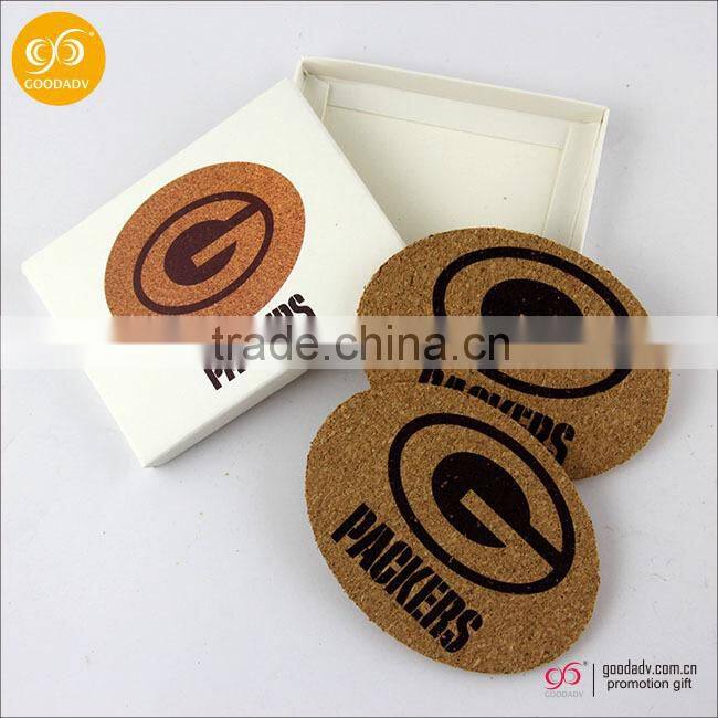 Beauty pattern promotion gifts MDF cork placemat