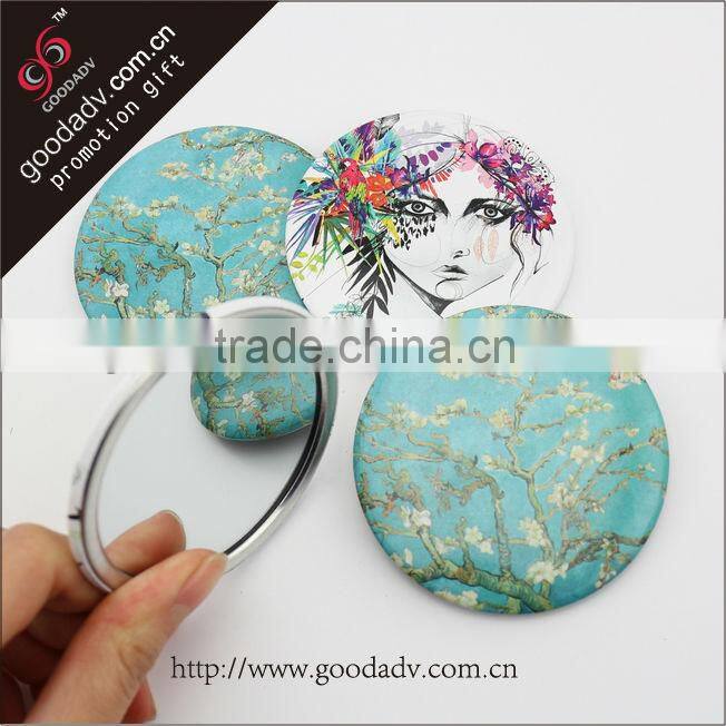 Best selling mirror personalized pocket mirror / personalized handheld mirror