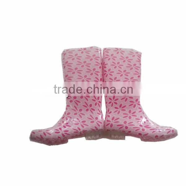 princess PVC rain boots wholesale construction
