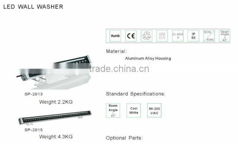 led lighting led wall washer in studio 2 years warranty Singbee SP-2013