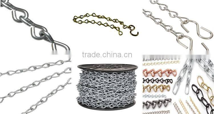 3mm steel galvanized single jack chain