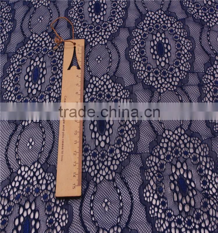 China supplier wholesale well design nylon spandex lycra lace fabric for garment