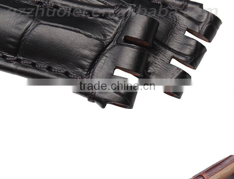 17|19mm high quality Calfskin leather Men and women's leather Watch strap wholesale 3PCS