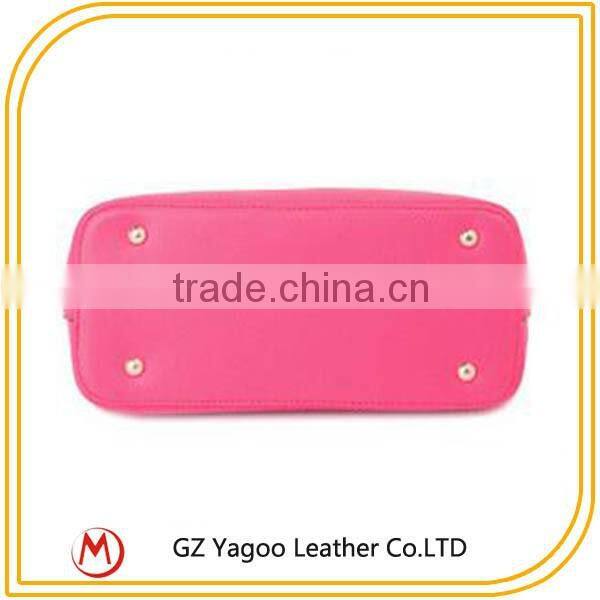Single shoulder handbags made China wholesale fashion leather handbags