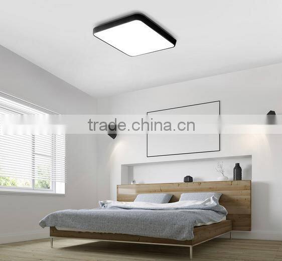 white or black square ceiling panel light 500x500mm