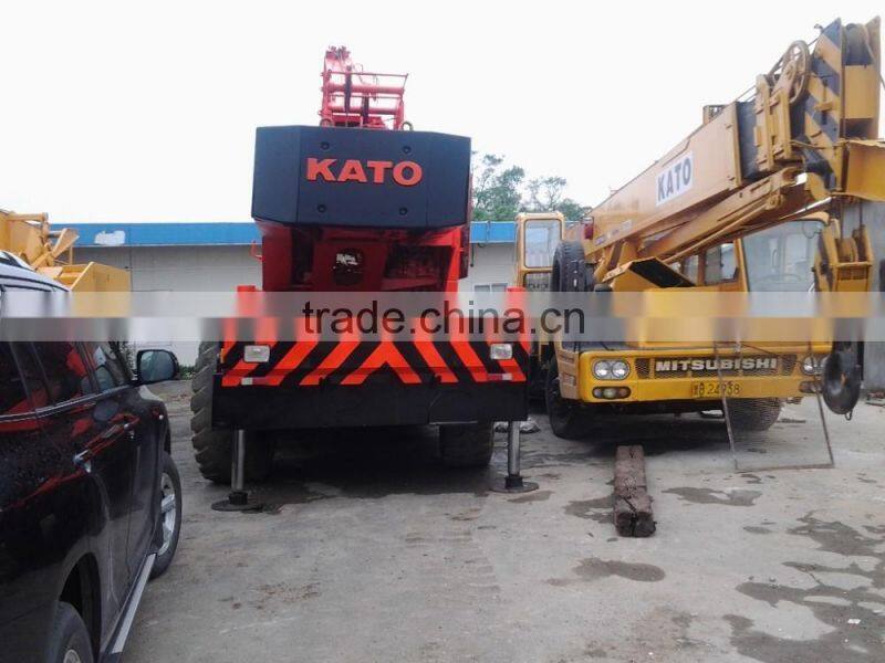The best engine rough terrain crane kato used KR-25h-3 for sale