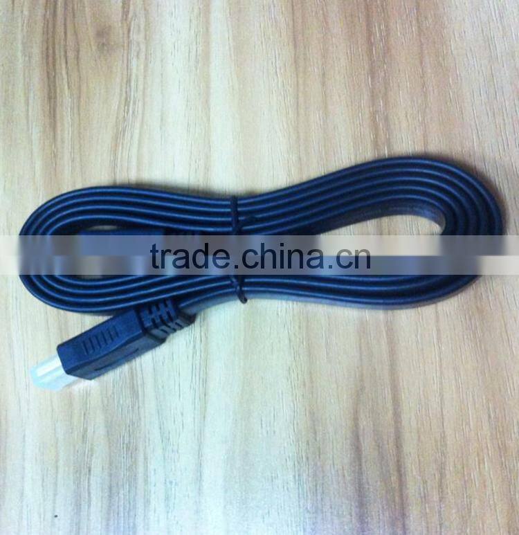 Flat high speed black Hd STB cable