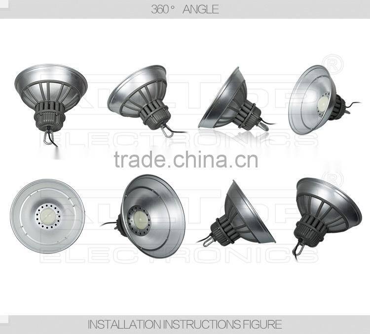 Aluminum waterproof 100w led high bay light with ce rohs