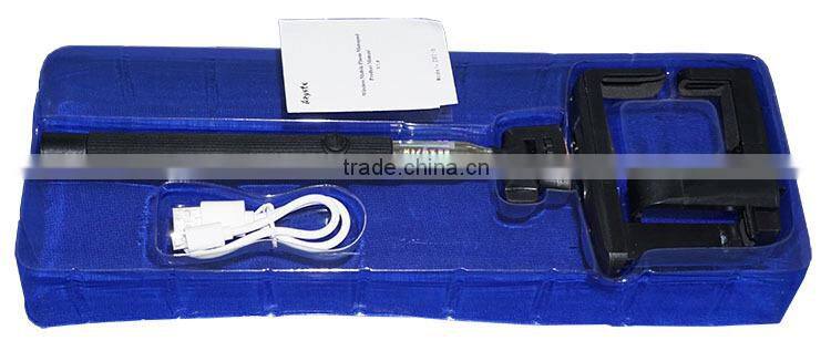 Hot sell z07-5 extendable monopod with wireless Bluetooth Remote Button for phone and camera