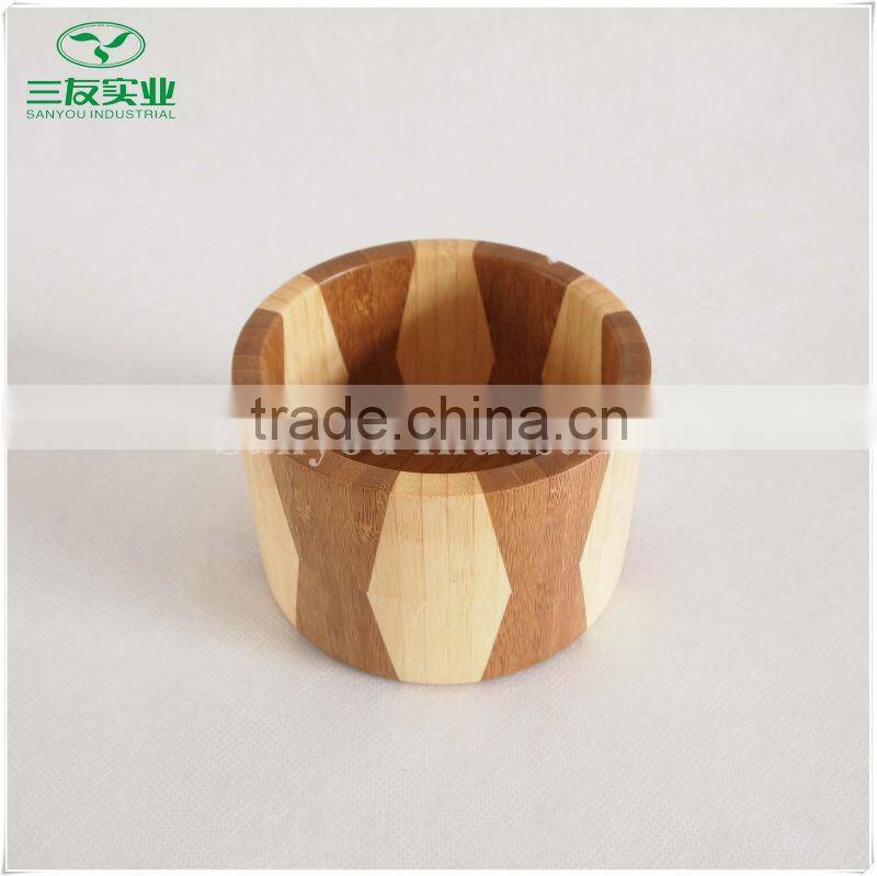 Natural Bamboo Fruit Salad Bowl OEM in China