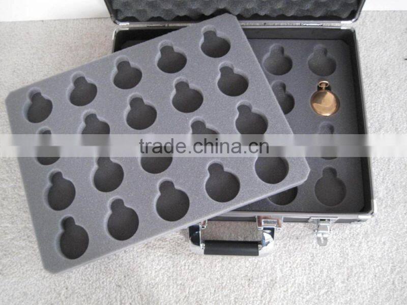 40 Place Aluminum Pocket Watch Storage Case