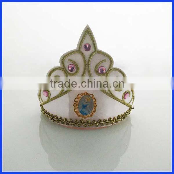 Fashion Design Frozen Blue Crystal Tiara Princss Cinderella Queen Crown For Women