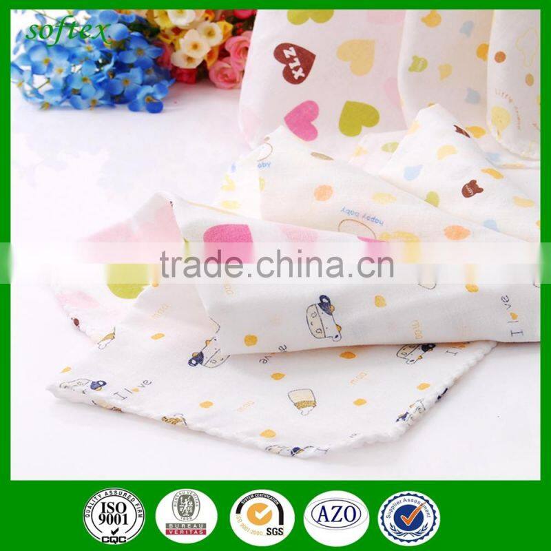 4 layer Cotton baby muslin washclothes