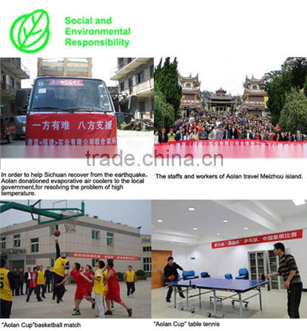 Airflow 2000m3/h inter-cross dew point indirect evaporative air cooler