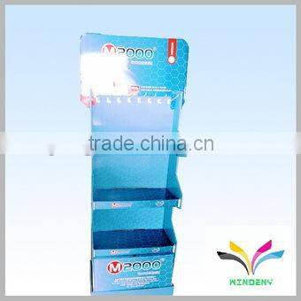 China supplier wholesale best selling fancy creative advertising rack high quality supermarket cardboard wine rack